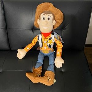 Woody plush doll.